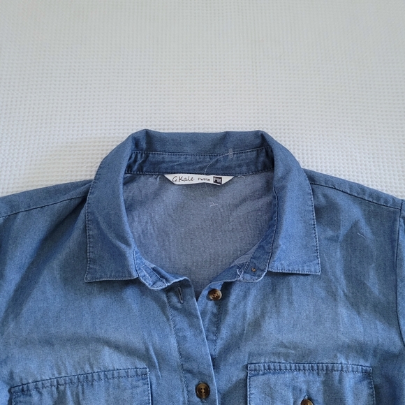 ✨️HP 2X✨️ G. Kale Button Down Lightweight Dress👗 - NWOT - Picture 4 of 15